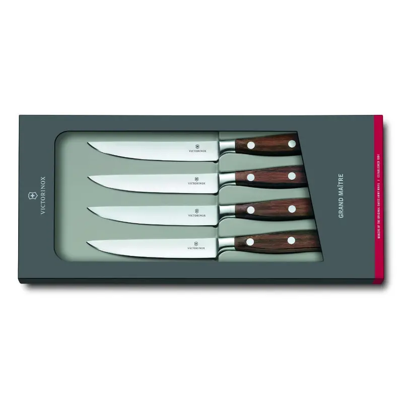 Victorinox Grand Maitre Wood 4-Piece Steak Knife Set 1