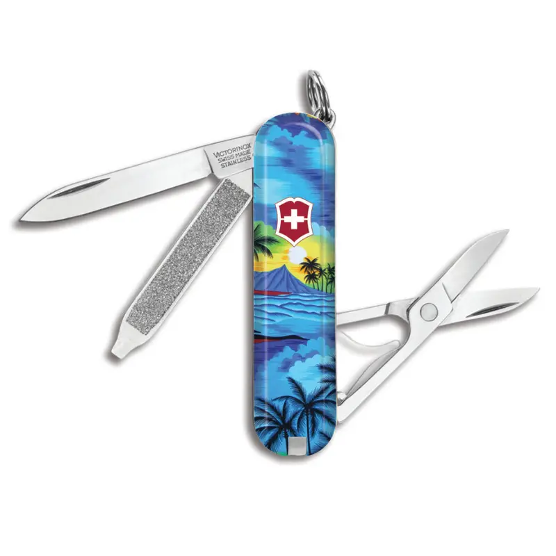 Victorinox Hawaiian Shirt-Themed Classic Sd Swiss Army Knife 1