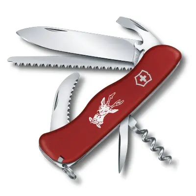 Victorinox Hunter Red Lockblade Knife – Liner-Lock Folding Blade 1