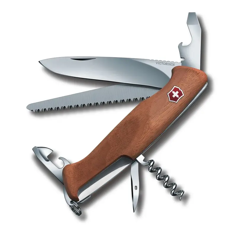 Victorinox Ranger Wood 55 Lockback Swiss Army Knife 1