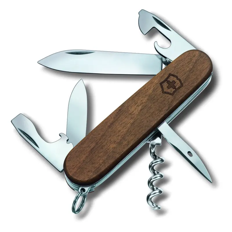 Victorinox Spartan Swiss Army Knife Featuring Walnut Hardwood Handles 1