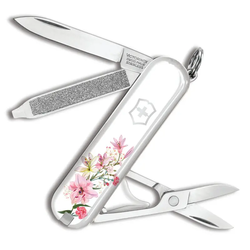 Victorinox Spring Blossoms Classic Sd Swiss Army Knife – Compact Designer Model 1