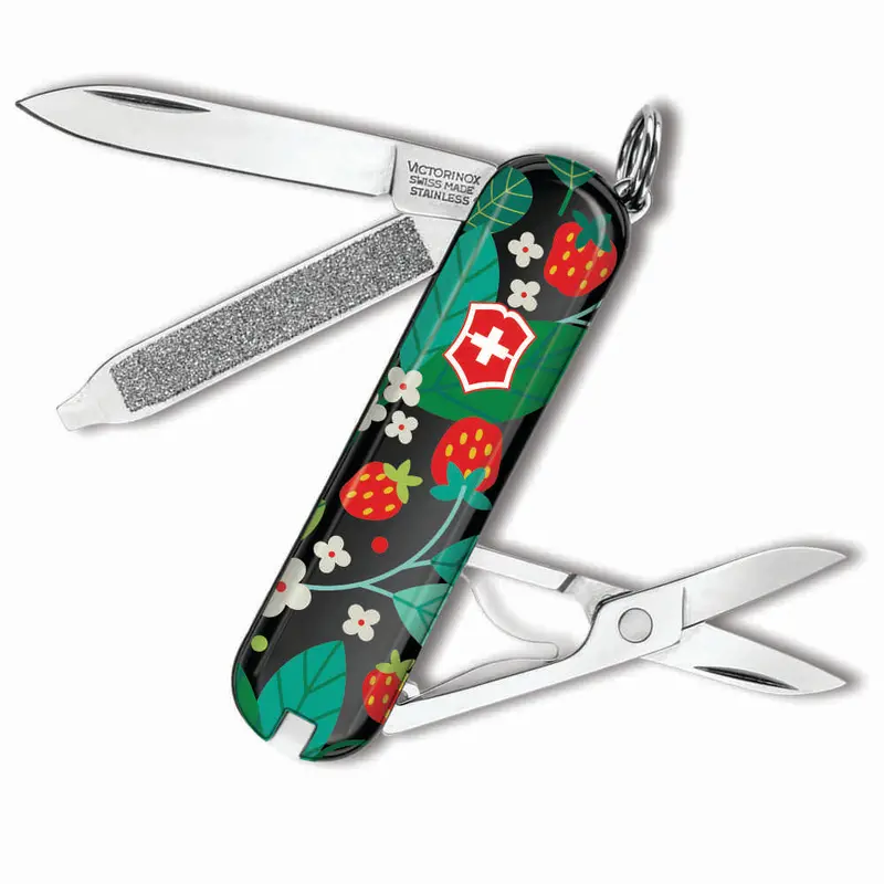 Victorinox Strawberry Patch–Patterned Swiss Army Knife (Classic Sd) 1