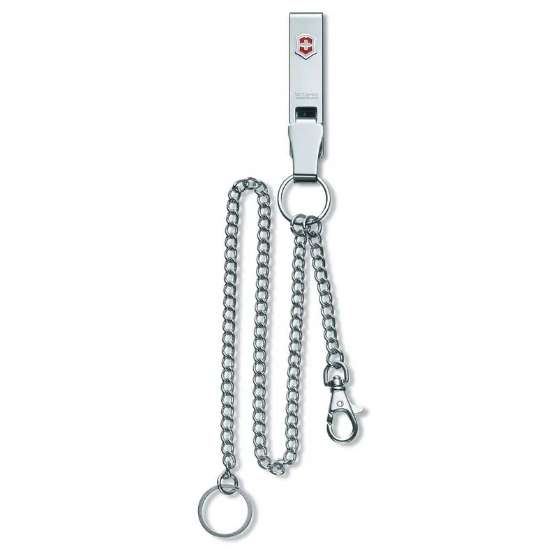 Victorinox Swiss Army Knife Belt Hanger Keychain – Functional Fob With Dual Chains 1