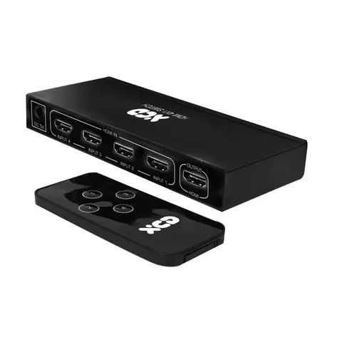 Xcd 4-In-1 Hdmi Splitter With Remote Control – Black 1