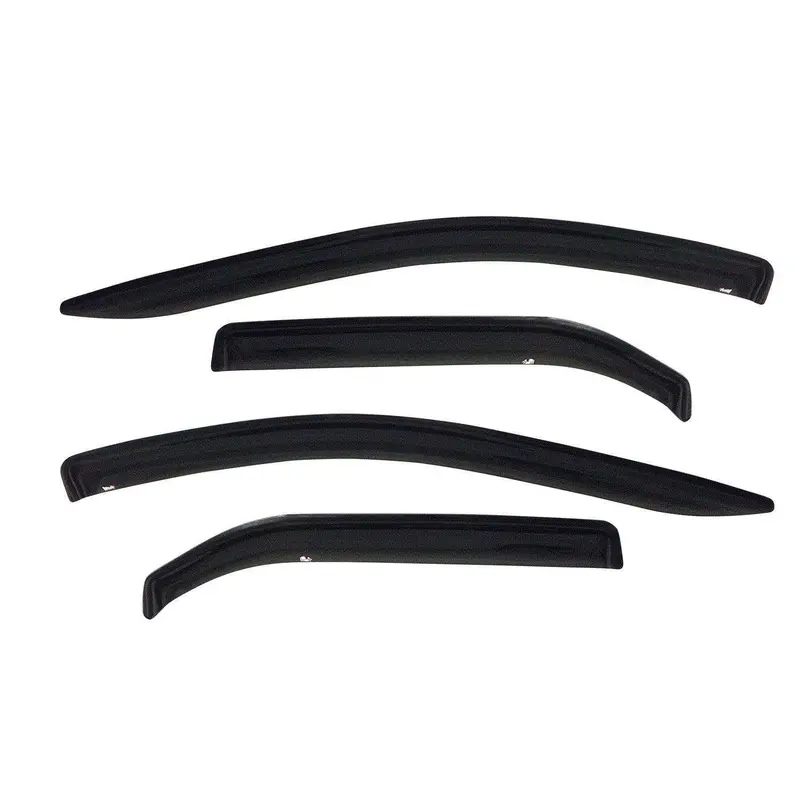 Westin 72-39414 Slim Smoke Wind Deflector – 4-Piece Roof-Mount Kit 1